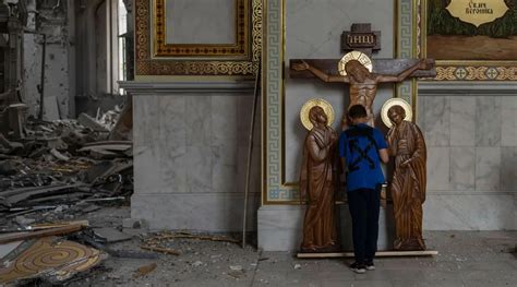 Anger grows in Ukraine’s port city of Odesa after Russian bombardment hits beloved historic sites